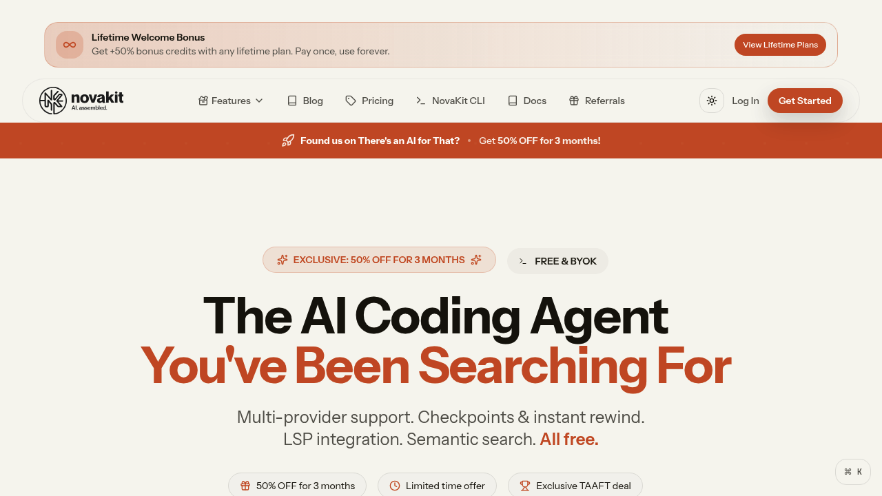 NovaKit CLI screenshot