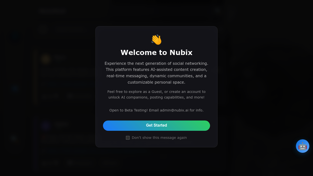 Nubix Social Network screenshot