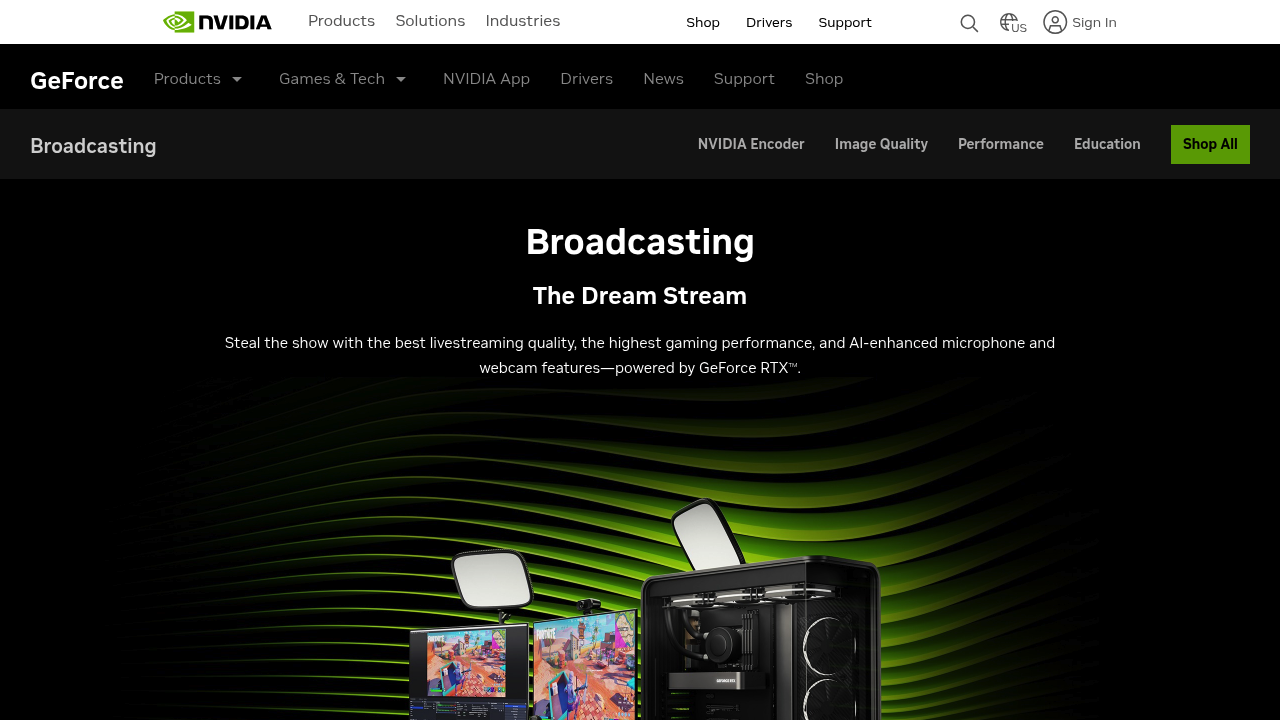 NVIDIA Broadcast screenshot