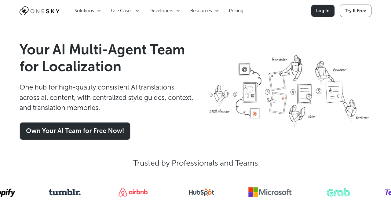 OneSky Localization Agent screenshot