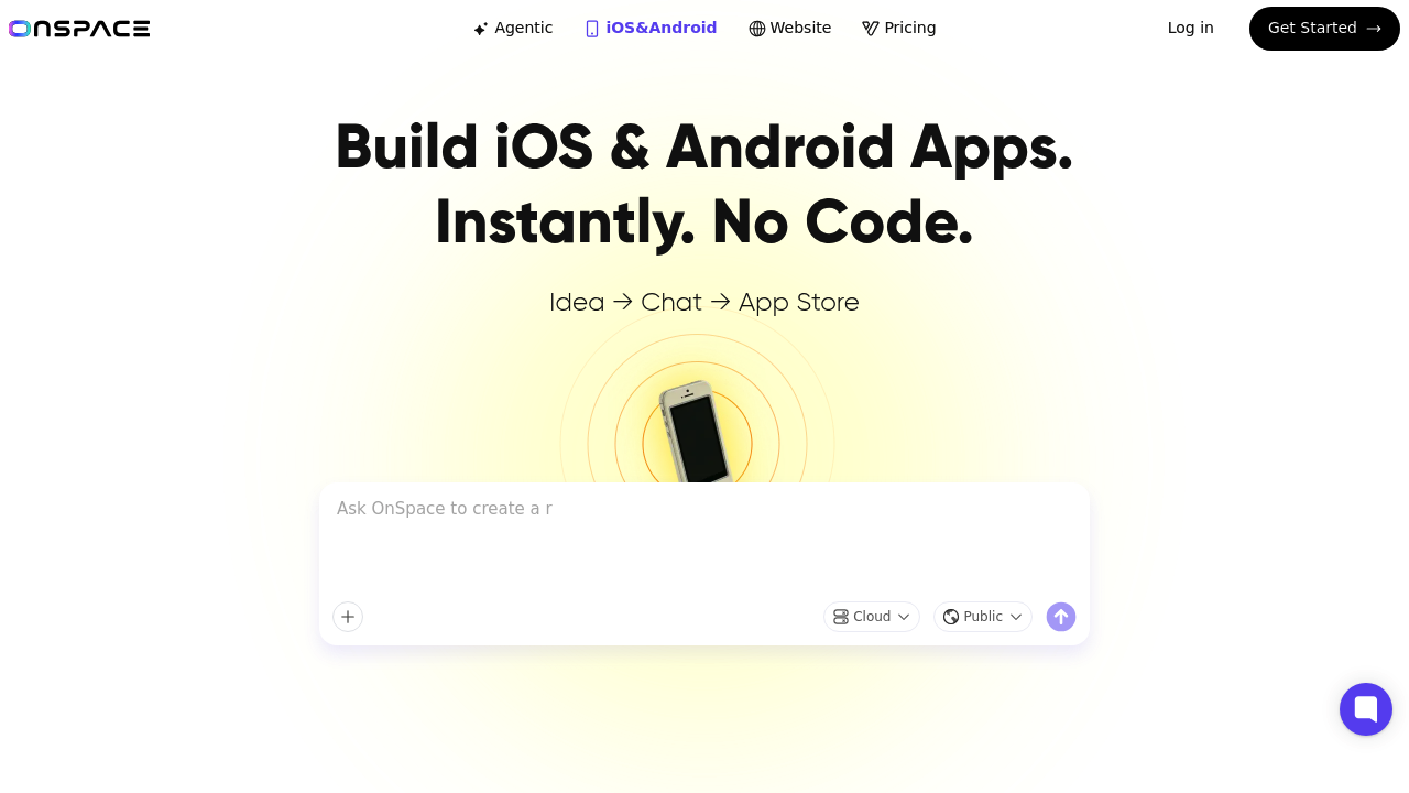 OnSpace.AI - AI Mobile App Builder screenshot