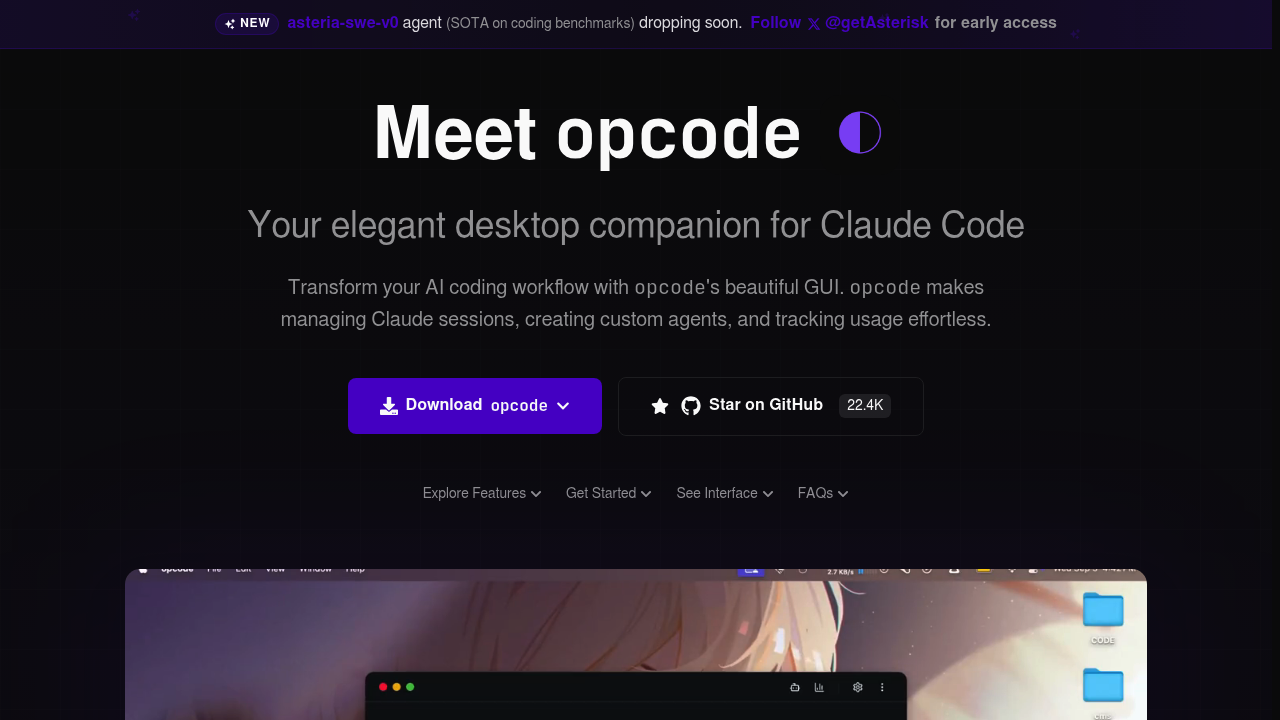 opcode screenshot