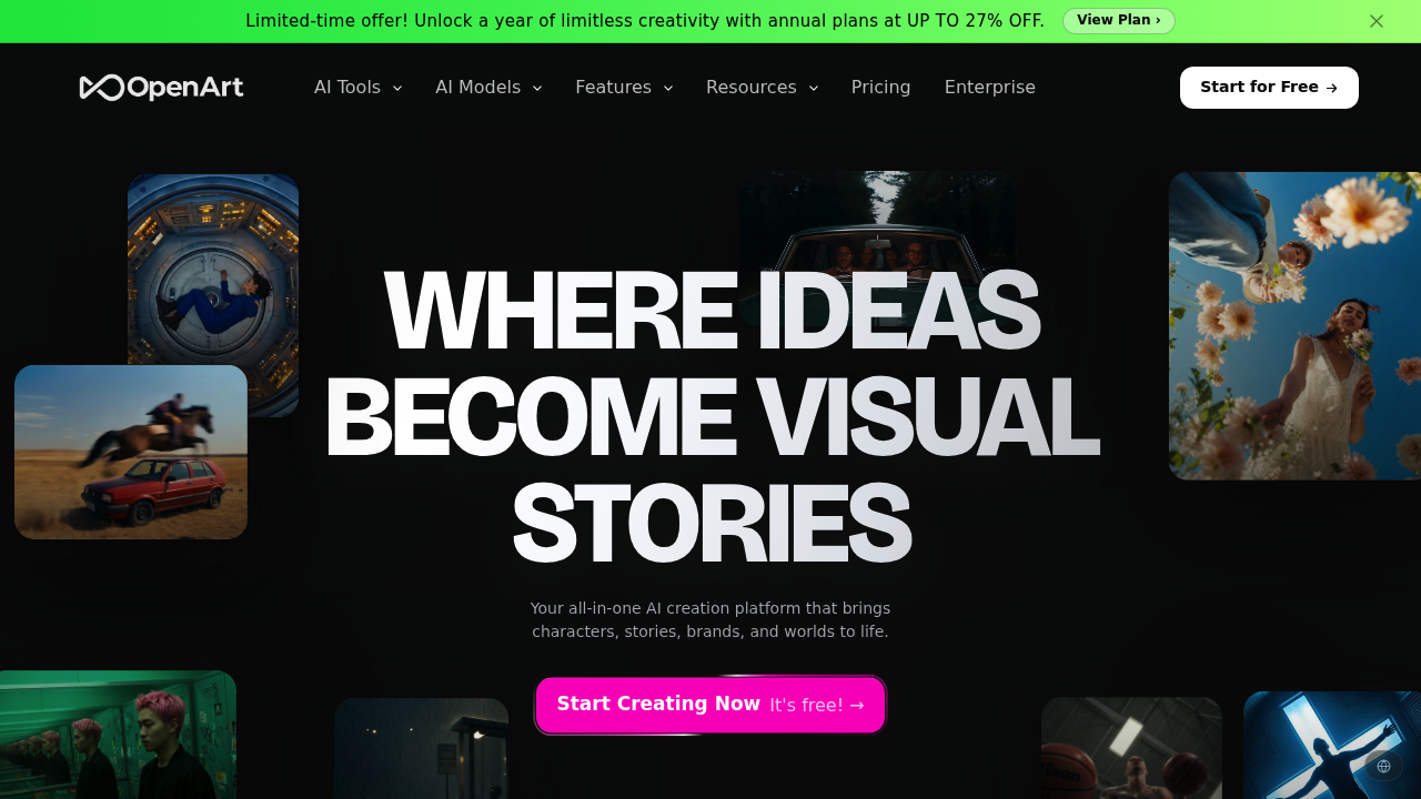 OpenArt screenshot