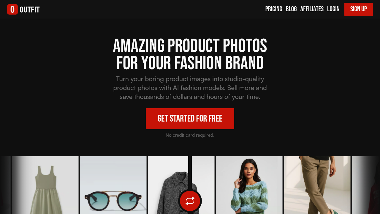 Outfit.fm screenshot