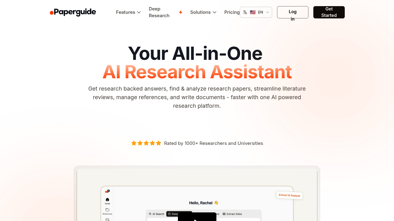 Paperguide screenshot