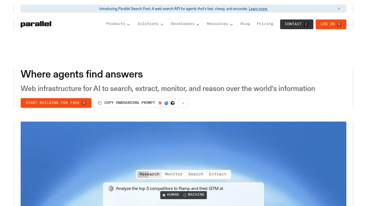 Parallel Web Systems screenshot