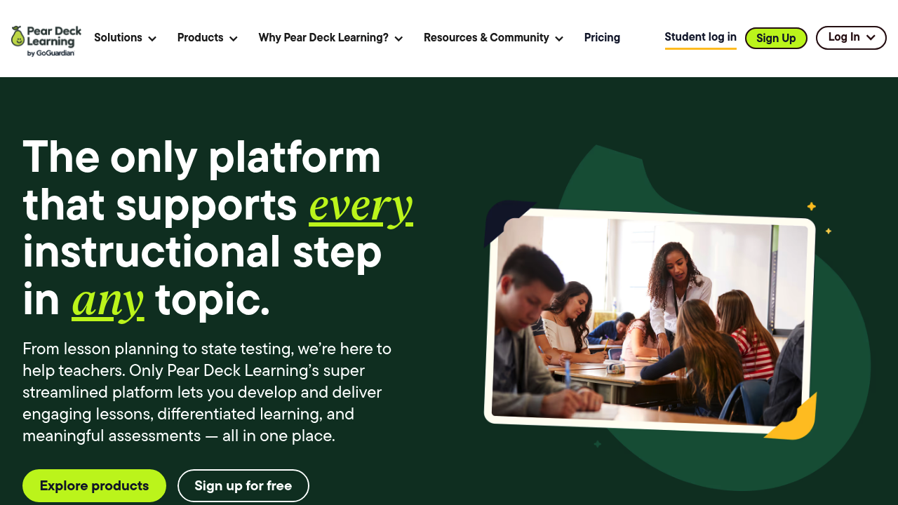 Pear Deck screenshot