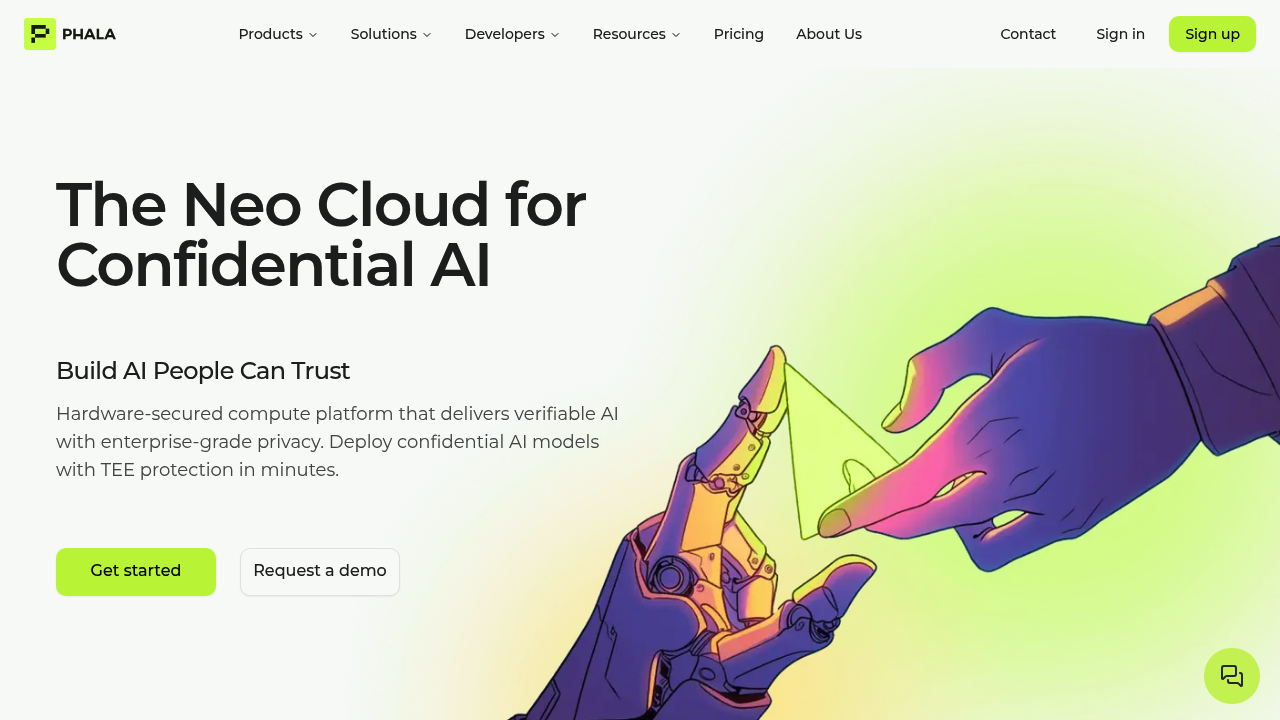 Phala Cloud screenshot