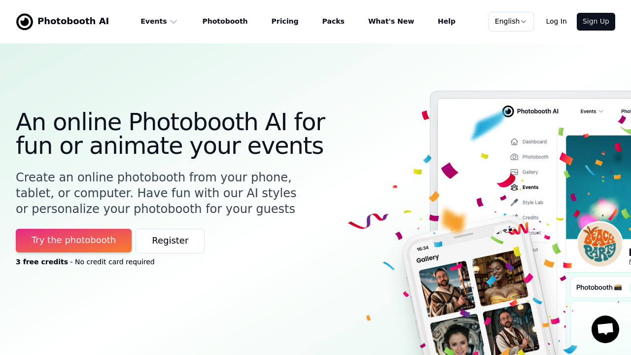 Photobooth AI screenshot