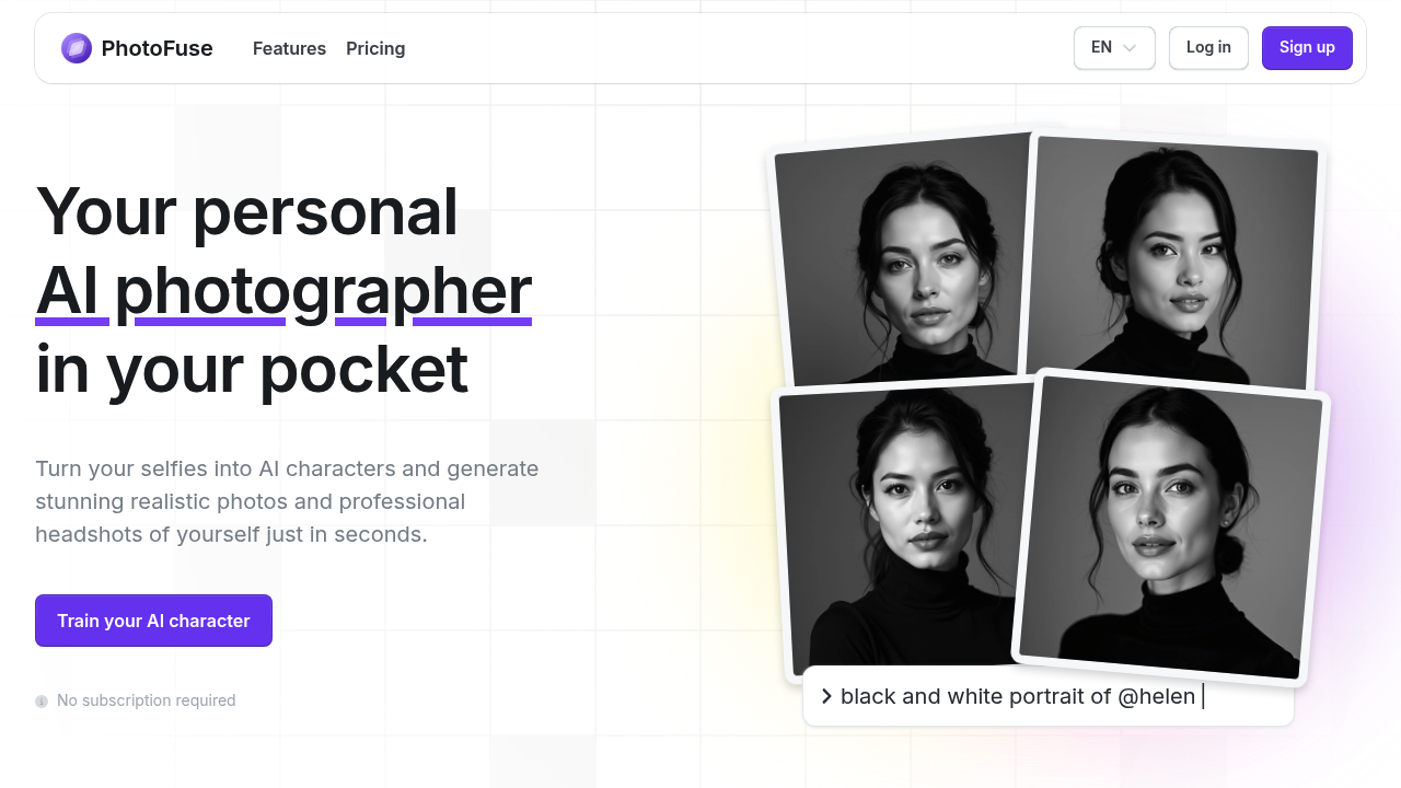 PhotoFuse screenshot