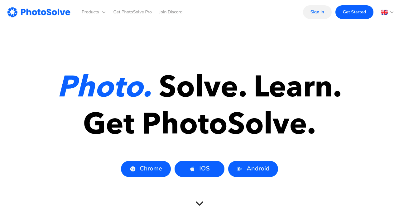 PhotoSolve screenshot