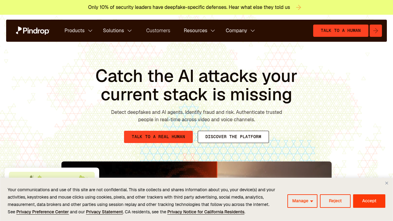 Pindrop screenshot