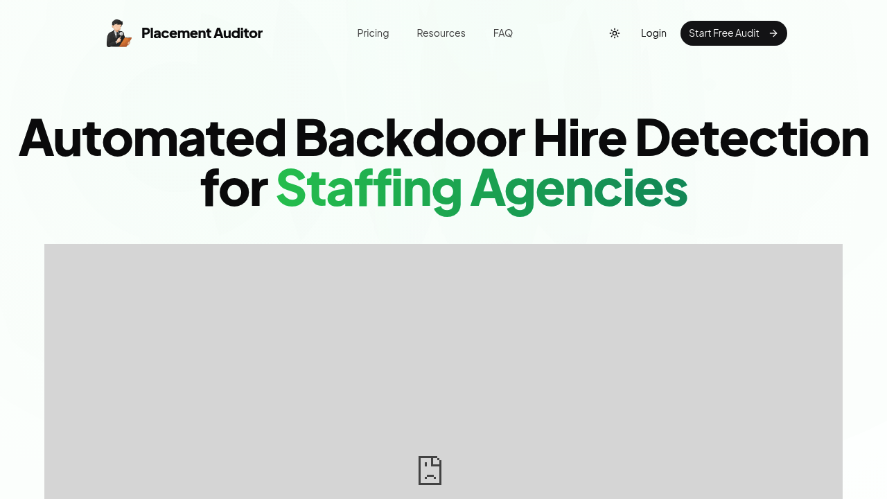 Placement Auditor screenshot