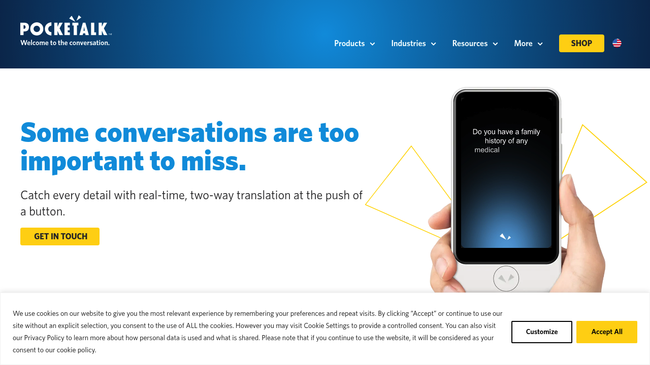 Pocketalk screenshot