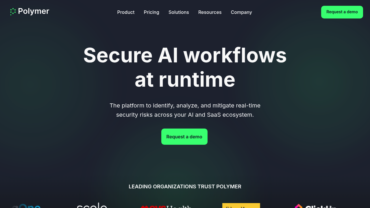 Polymer Runtime Data Security screenshot