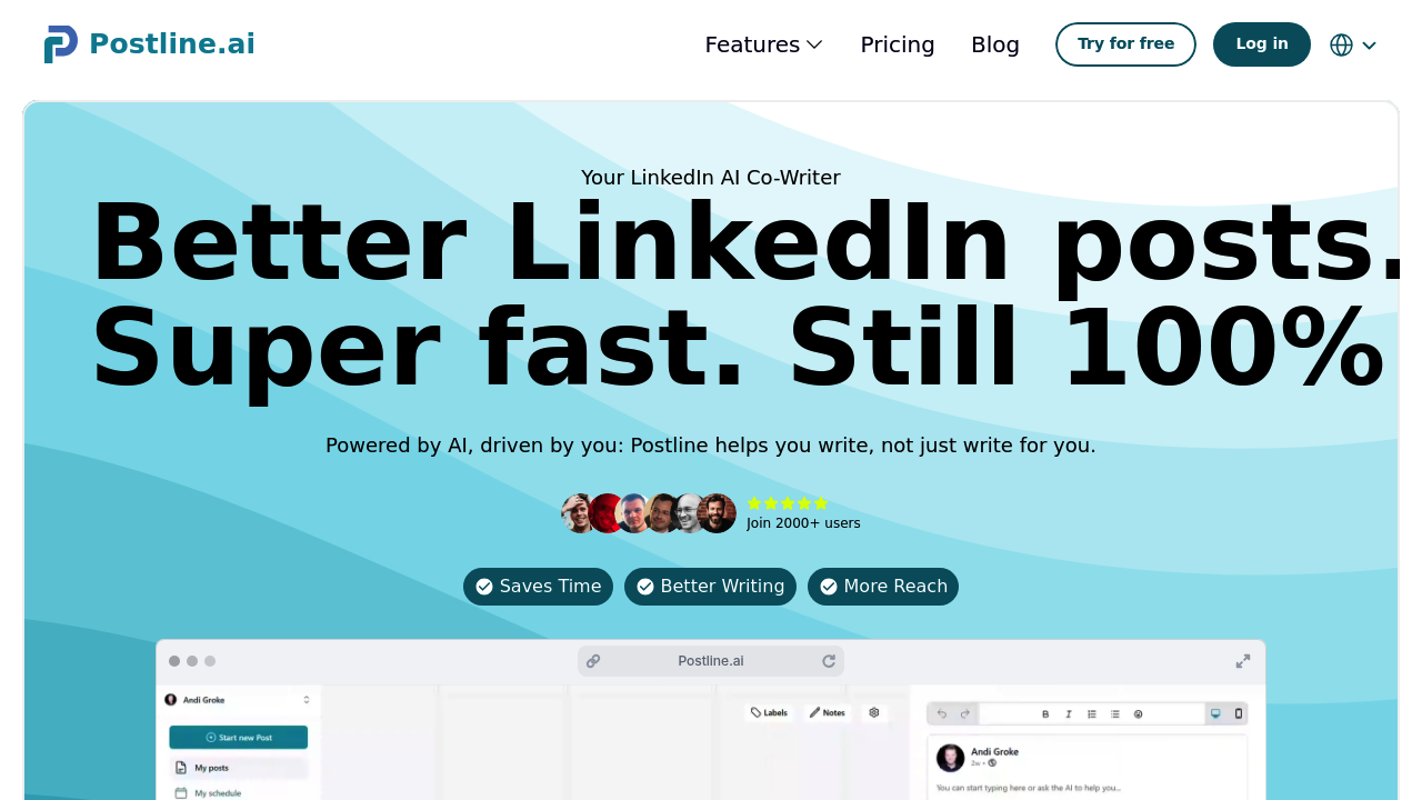 Postline.ai screenshot