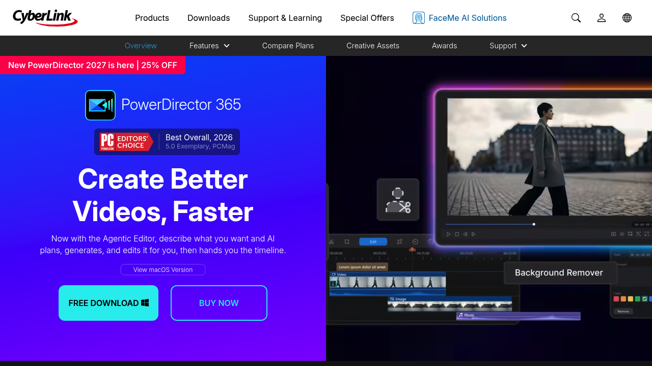 PowerDirector screenshot