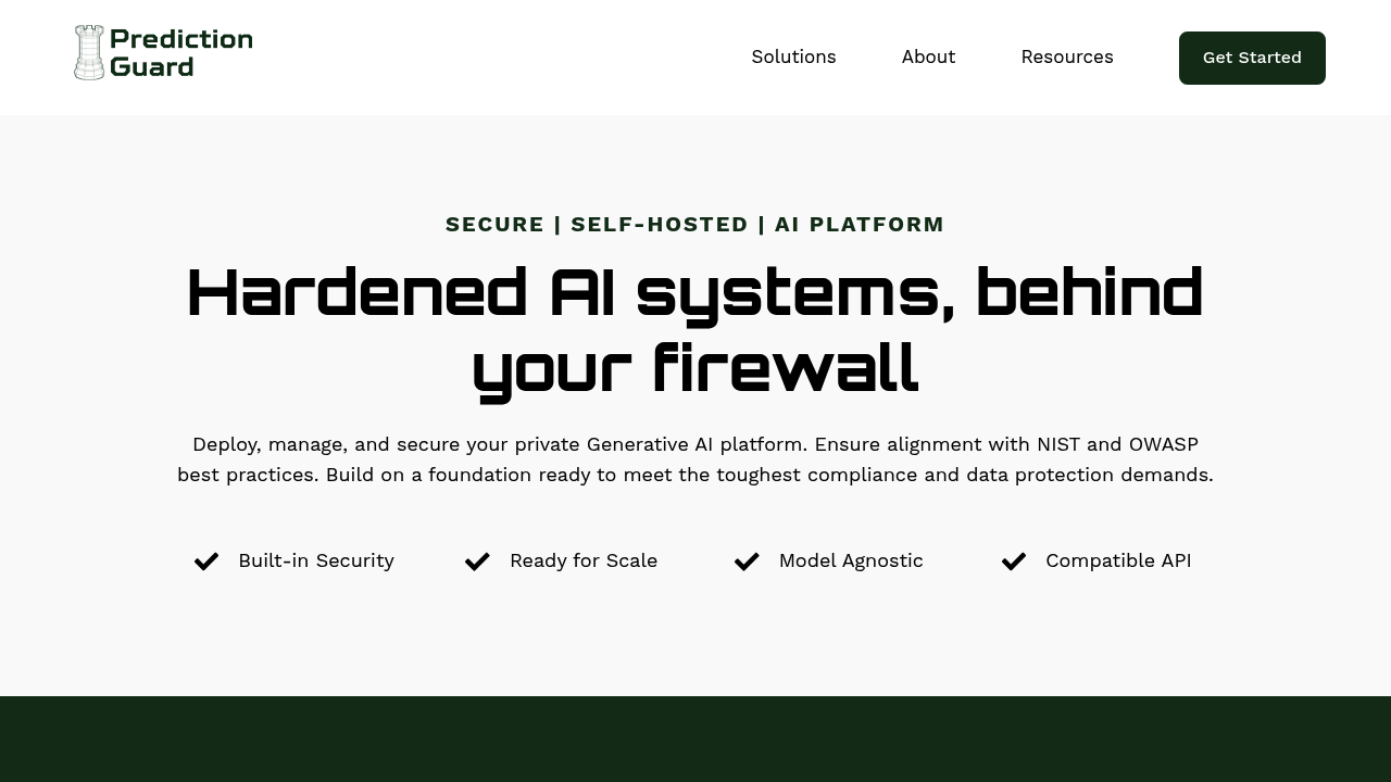 Predictionguard screenshot