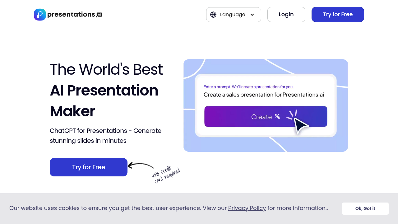 PresentationsAI screenshot