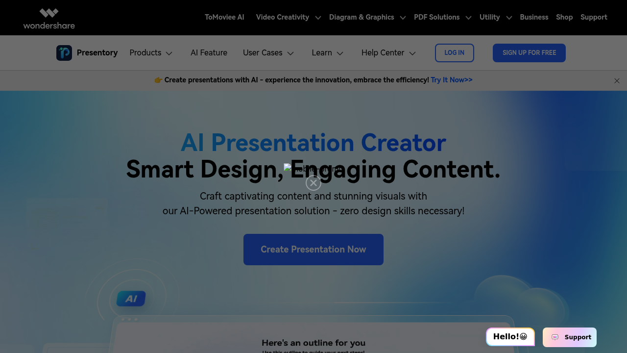 Presentory screenshot