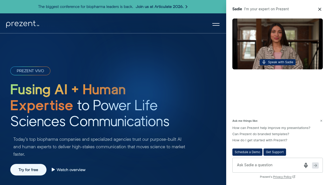 Prezent screenshot