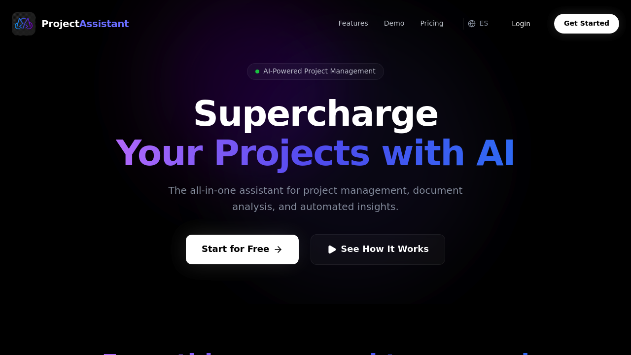 ProjectAssistant screenshot