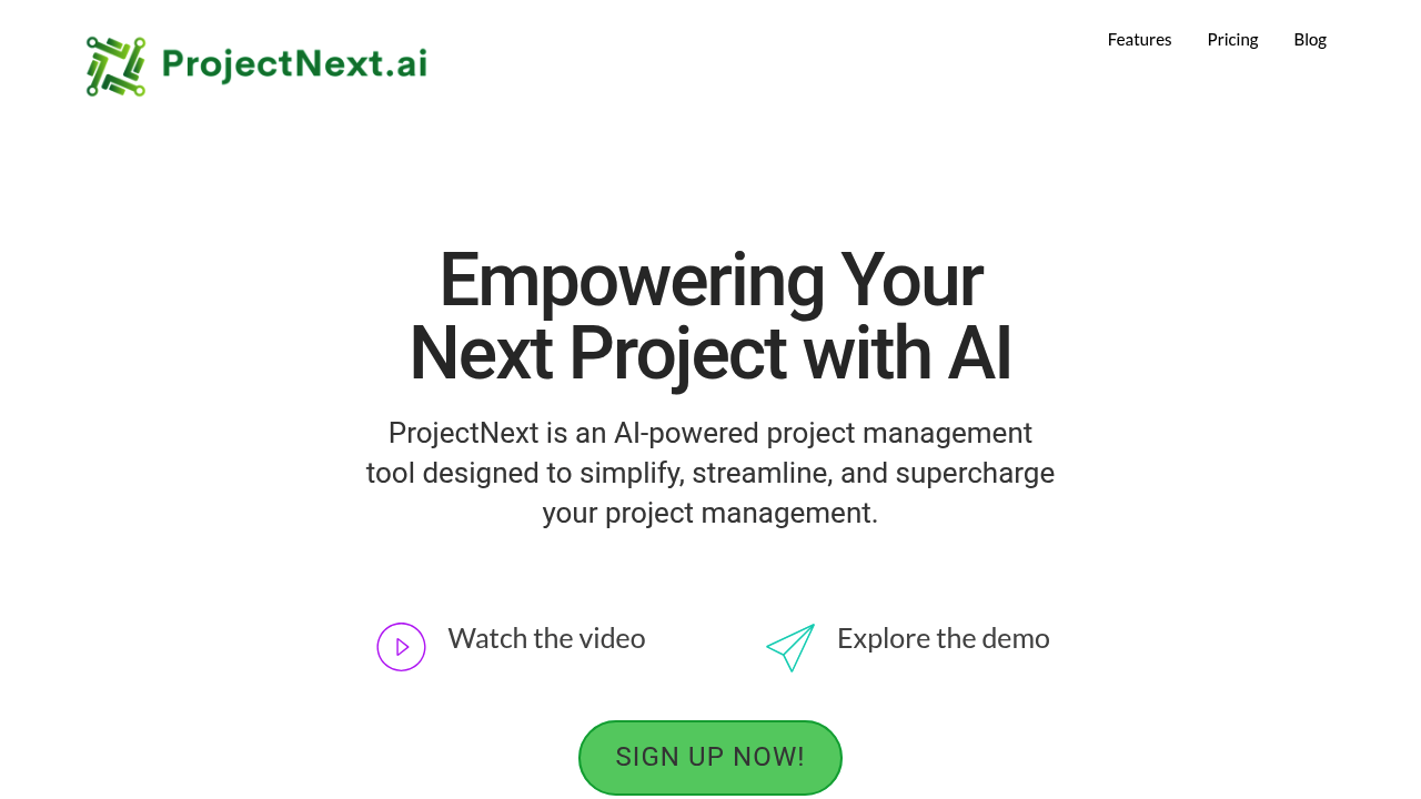 ProjectNext screenshot