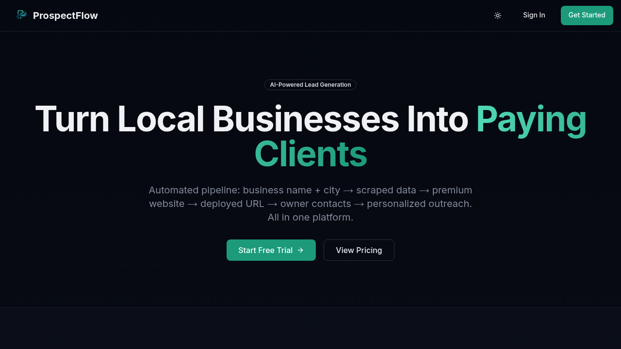 ProspectFlow screenshot