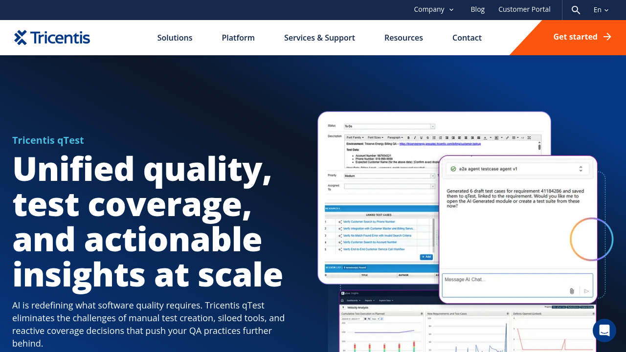 qTest (Tricentis) screenshot