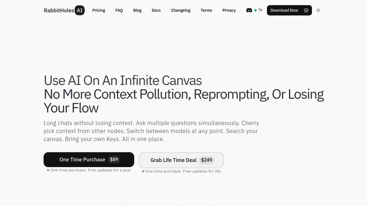 Rabbitholes AI screenshot