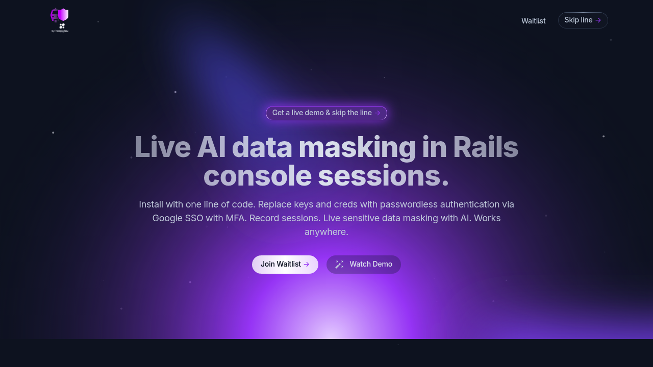Rails Guard screenshot