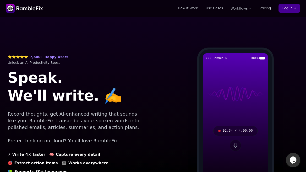 RambleFix screenshot