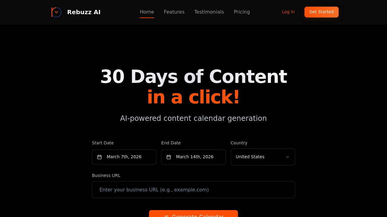 Rebuzz AI screenshot