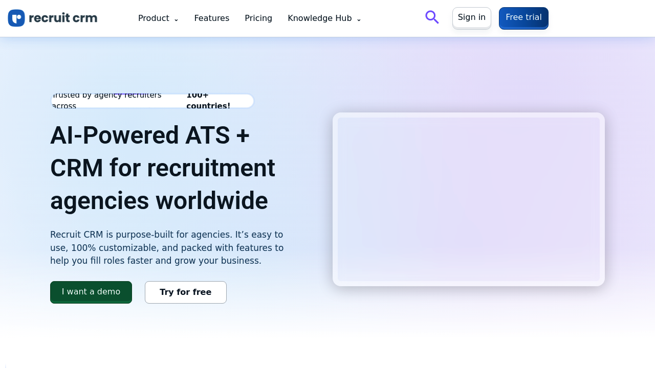 Recruit CRM screenshot