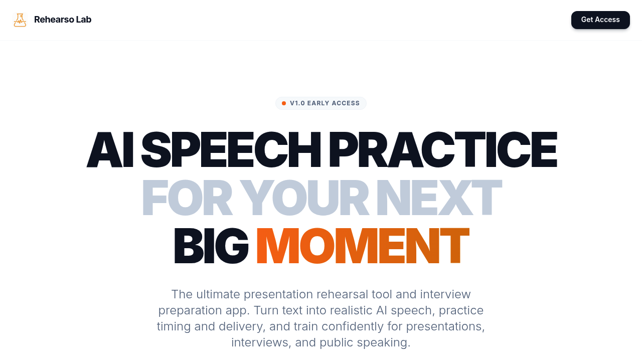 Rehearso Lab screenshot