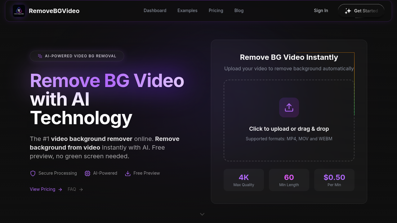 RemoveBGVideo screenshot