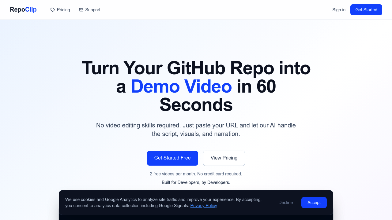 RepoClip screenshot