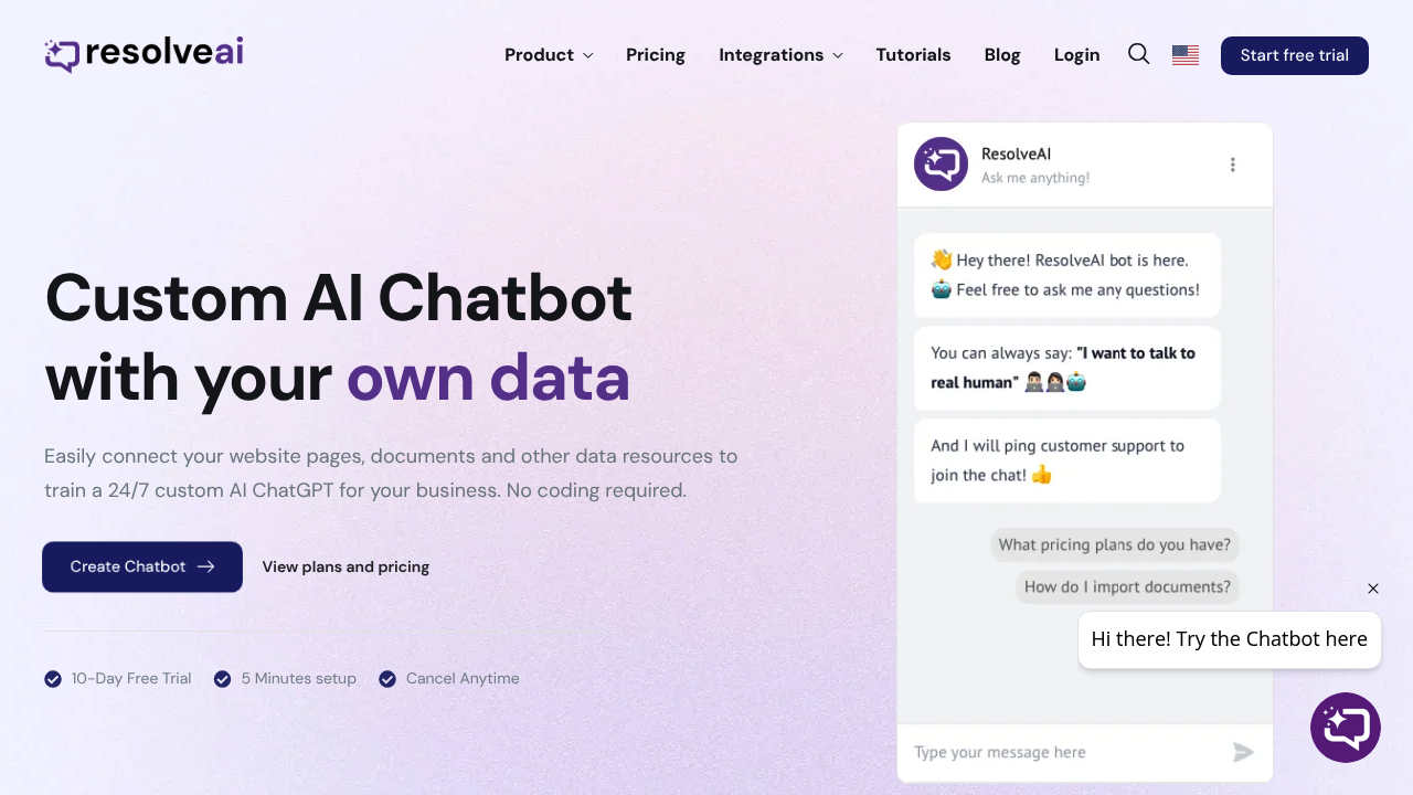 ResolveAI screenshot