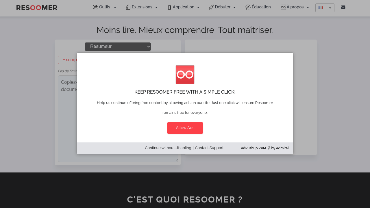 Resoomer screenshot