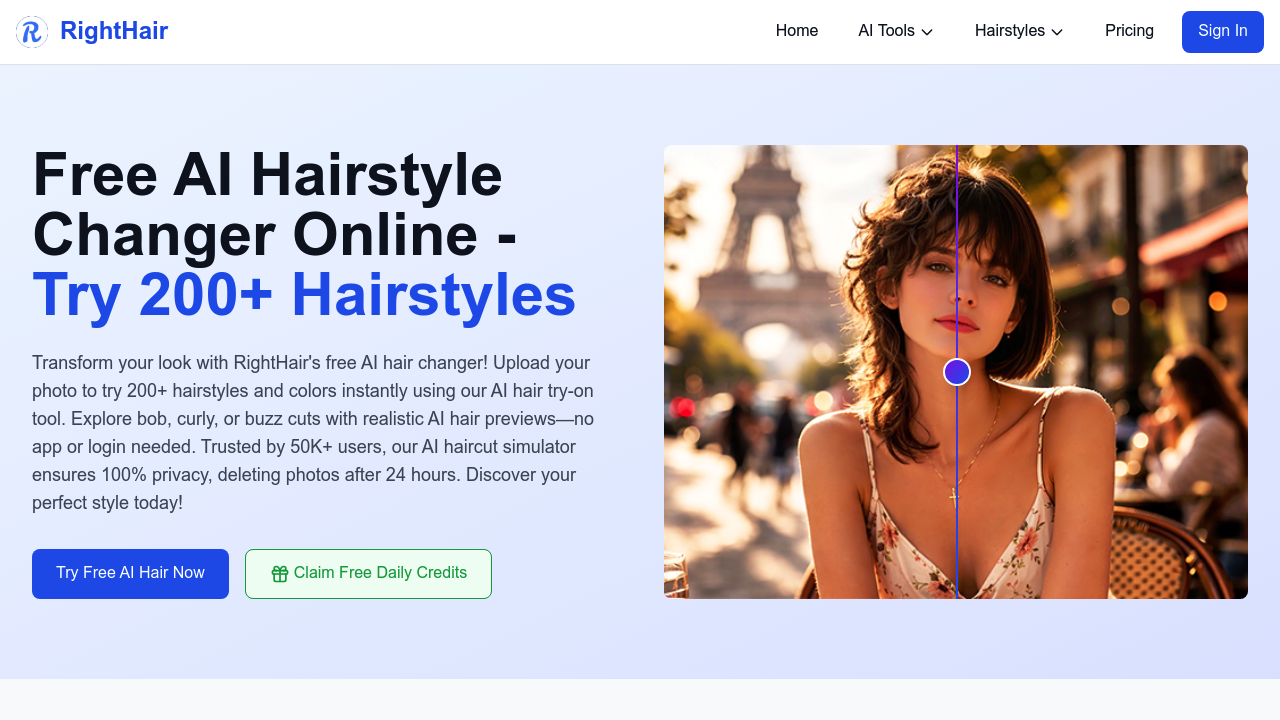 RightHair screenshot