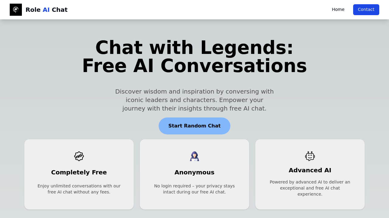 Role AI Chat screenshot