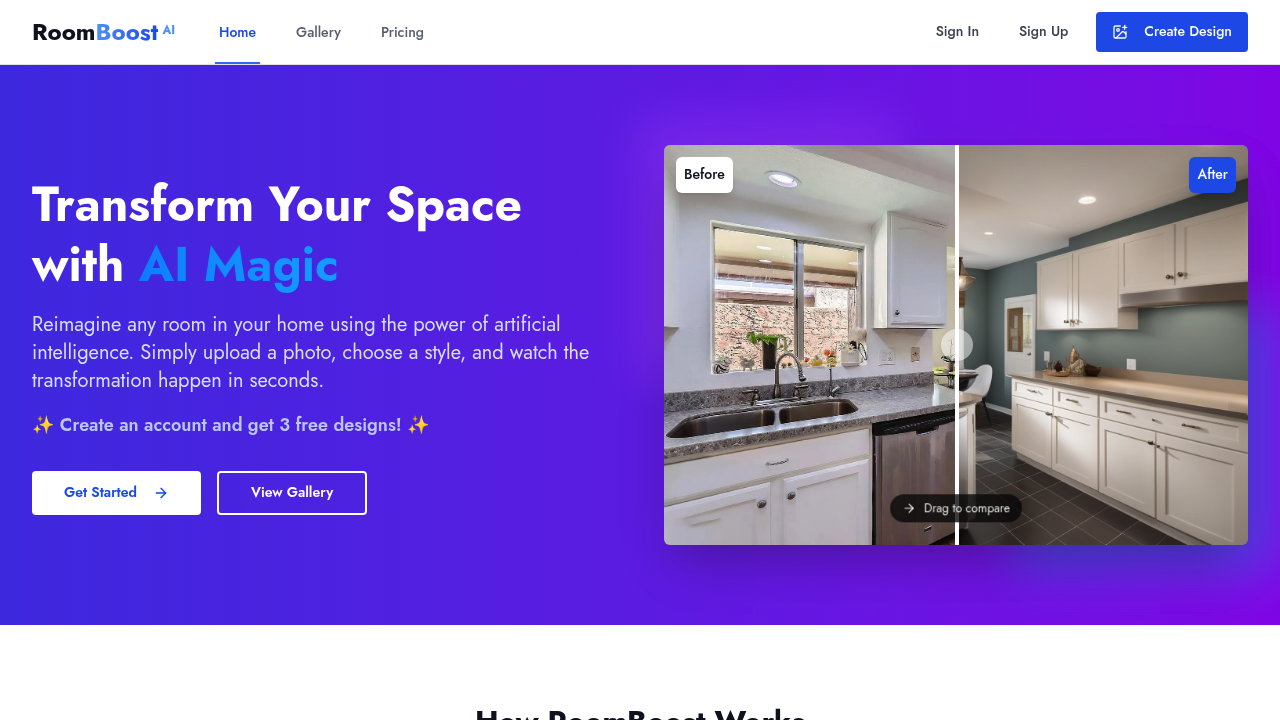 RoomBoost AI screenshot