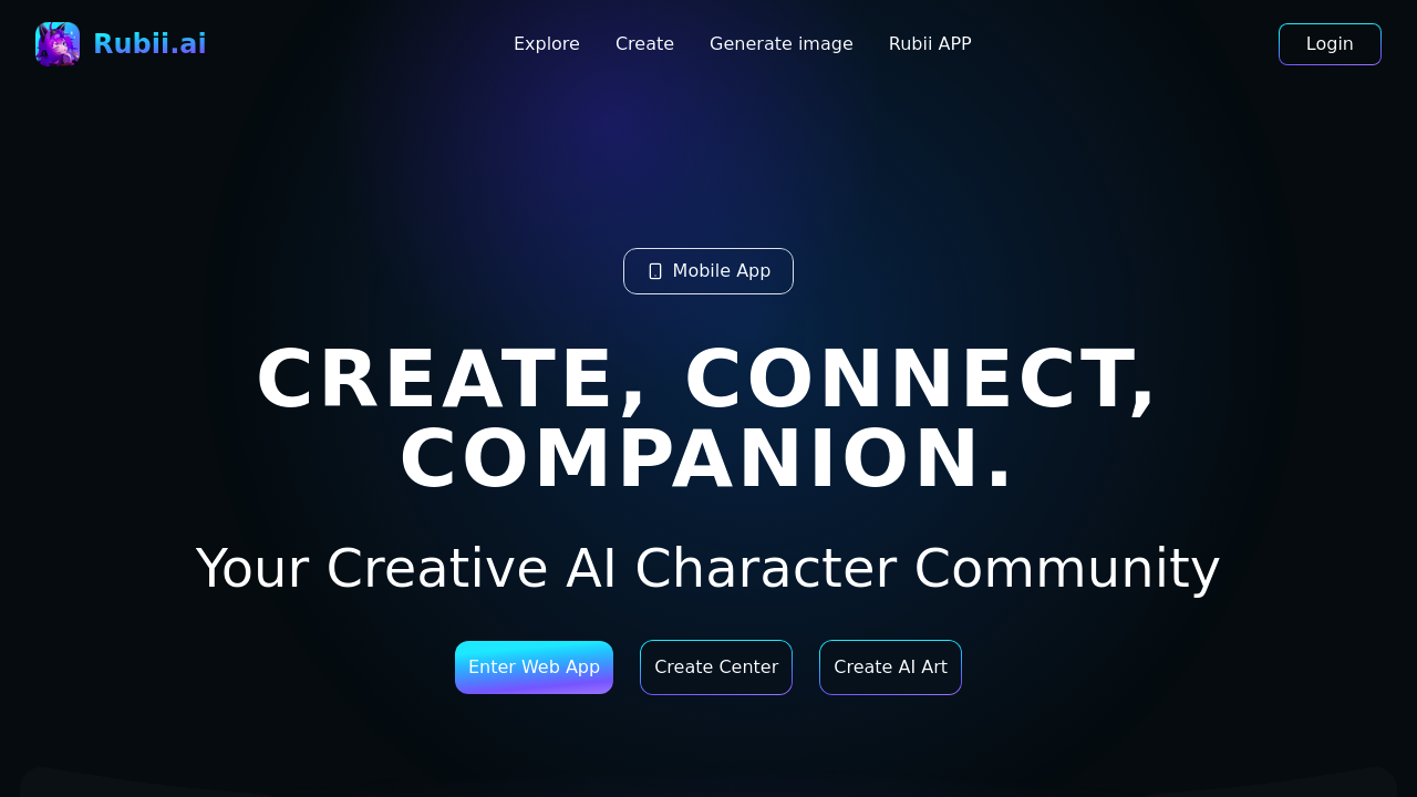 Rubii: AI Character Community screenshot