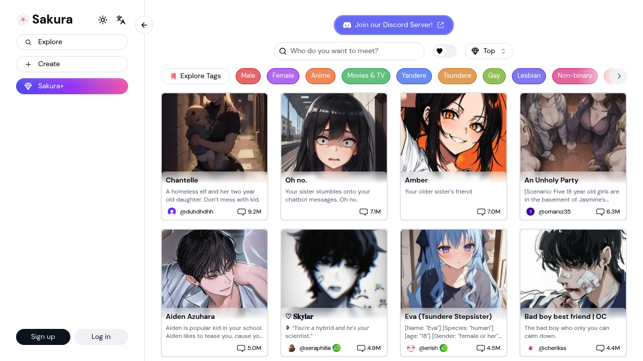 Sakura.fm screenshot