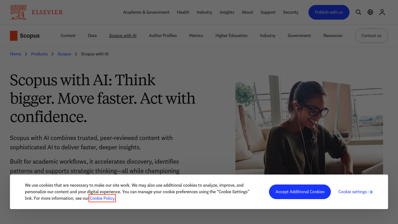 Scopus AI screenshot