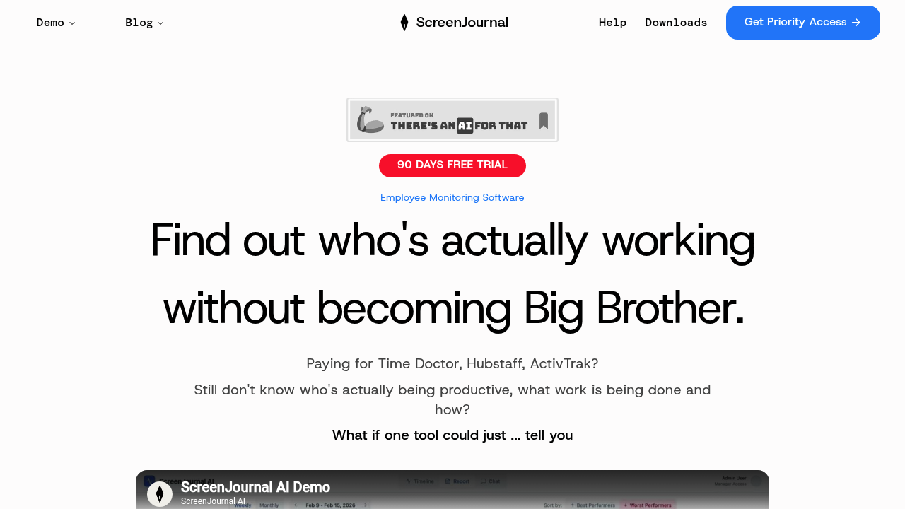 ScreenJournal AI screenshot