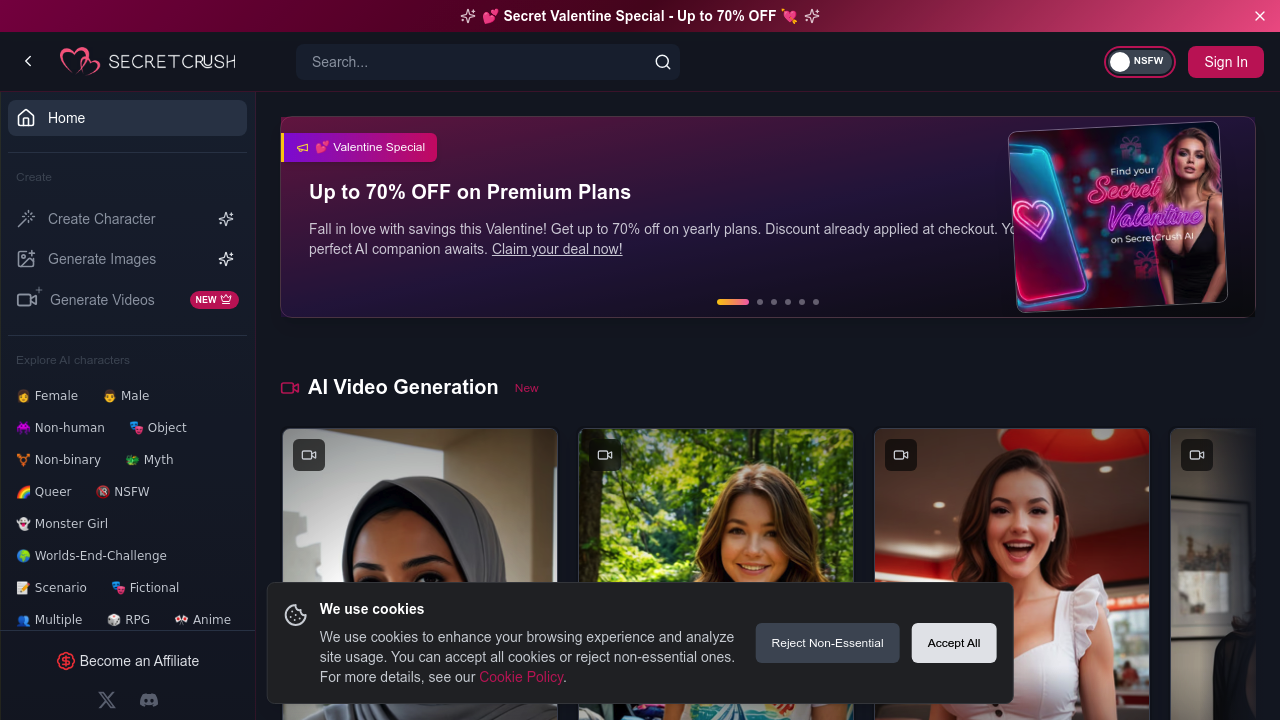 SecretCrush AI screenshot