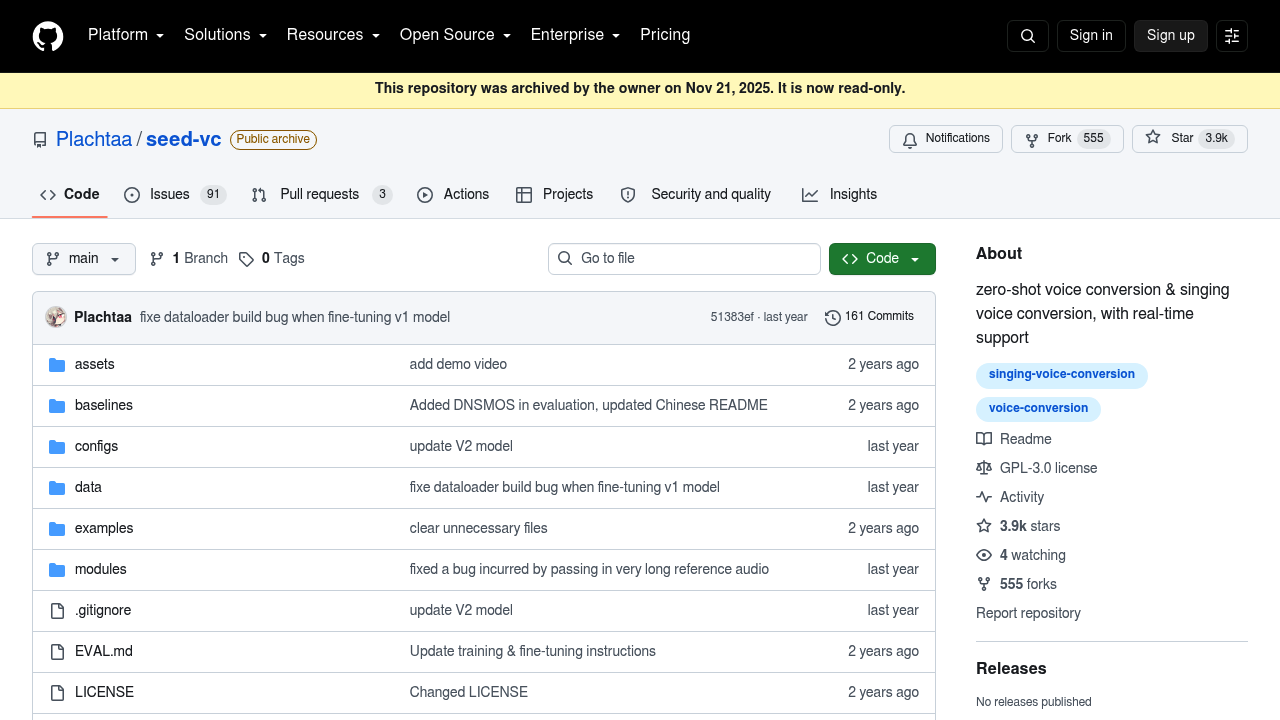 Seed-VC screenshot