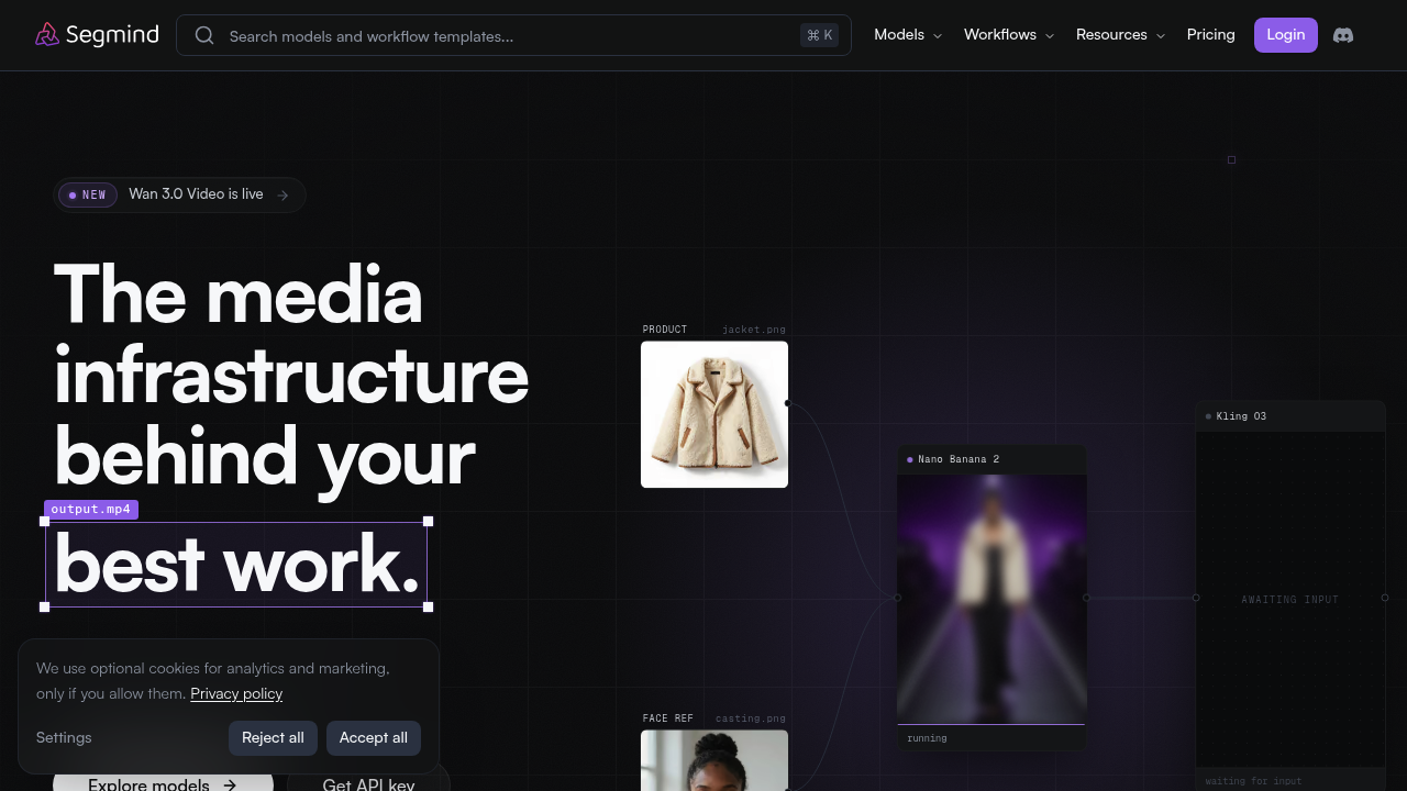 Segmind screenshot
