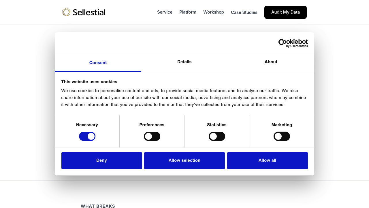 Sellestial screenshot